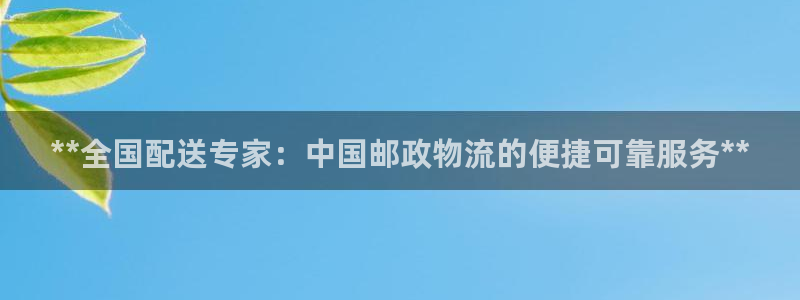 28圈吧：**全国配送专家：中国邮政