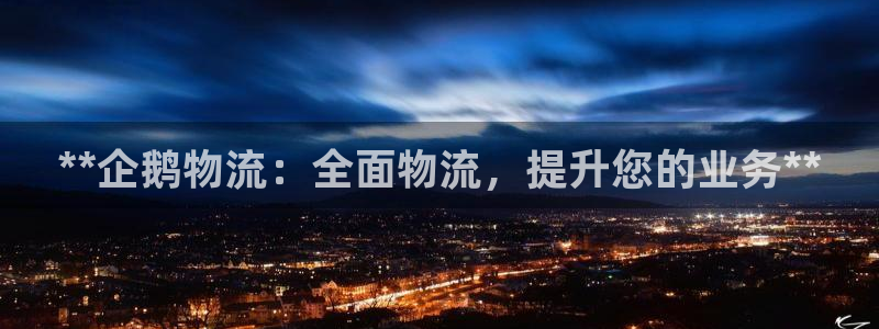 28圈平台注册：**企鹅物流：全面物