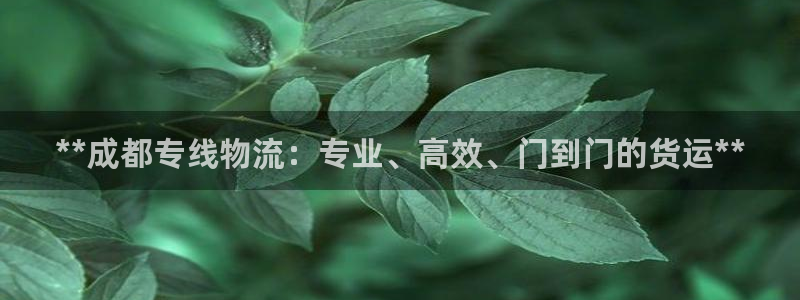 28圈软件是什么：**成都专线物流：