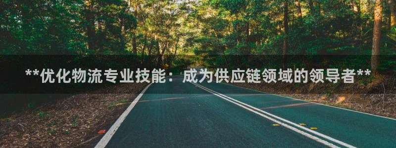28圈免费充钱：**优化物流专业技能