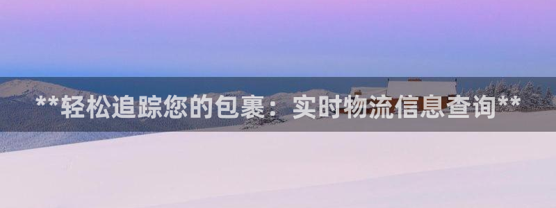 28圈黑不黑：**轻松追踪您的包裹：