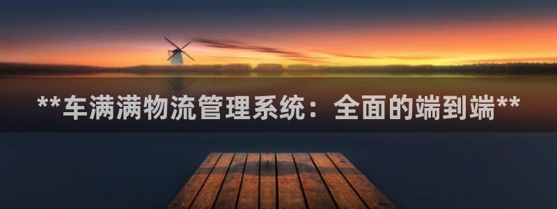 28圈官方网站:**车满满物流管理系