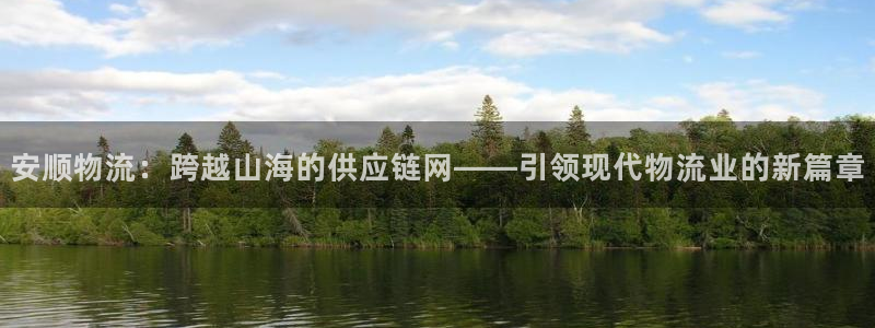 28圈注册网站加拿大：安顺物流：跨越山海的供应链网——引领现