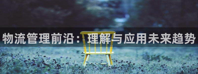 28圈相信品牌的力量：物流管理前沿：理解与应用未来趋势